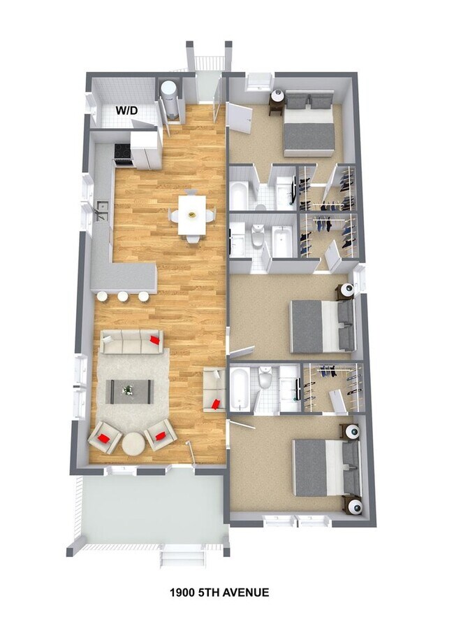 Floor Plan - Built in 2012 - 1900 5th Ave E