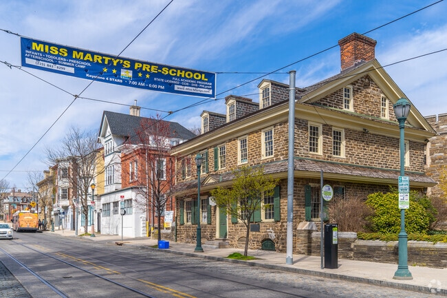 Germantown Avenue features many historic landmarks and cultural sites.