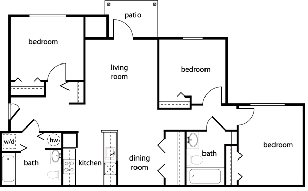 Plano de planta - Somerset Commons