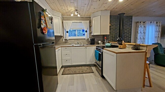 Updated kitchen with newer stove and fridge. - 1129 N Sand Lake Rd