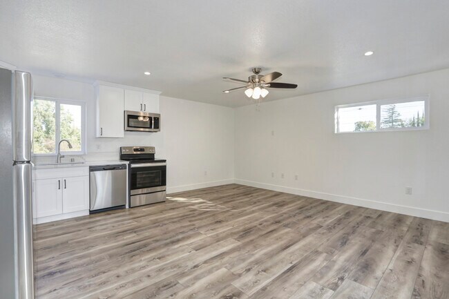 view of living room from stair entrance - 5204 Q St