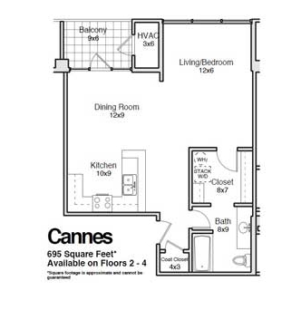 Floorplan - Riviera Condominiums