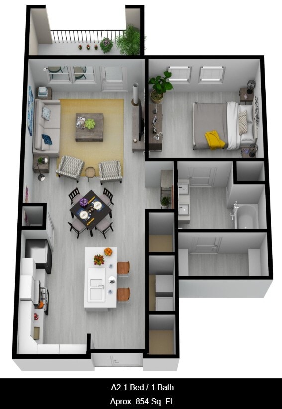 Floor Plan - A2 - Centerpointe at Market