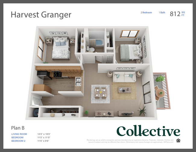 Foto del interior - Harvest Granger Apartments