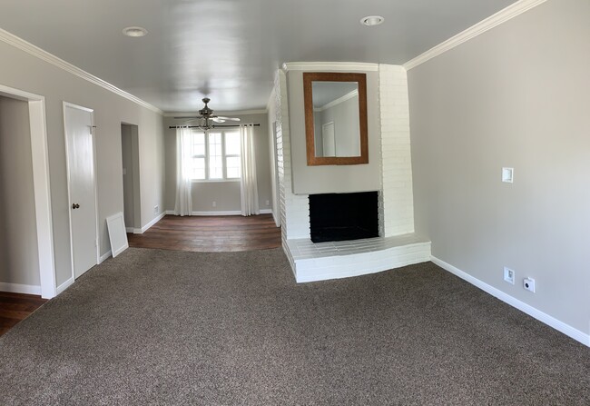 Fireplace in Living Room - 401 S Rodeo Dr