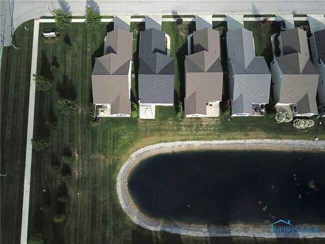 Aerial-Pond view - 2143 Fieldbrook Dr