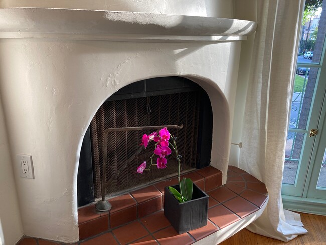 working fireplace - 2000 Washington Ave