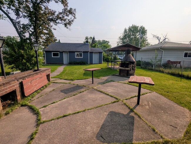 Rear yard with patio and gazebo - 1010 E 3rd St