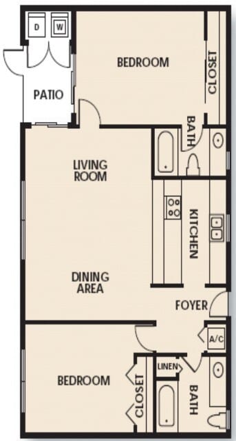 Interior Photo - Monterey Lakes Apartments