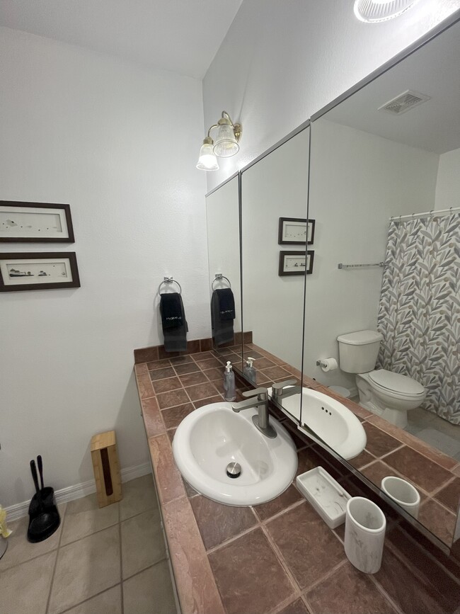 Full en suite bath in room 3 - 343 E Church St