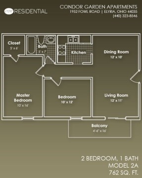 Condor Garden Apartments – 2 Bedroom
