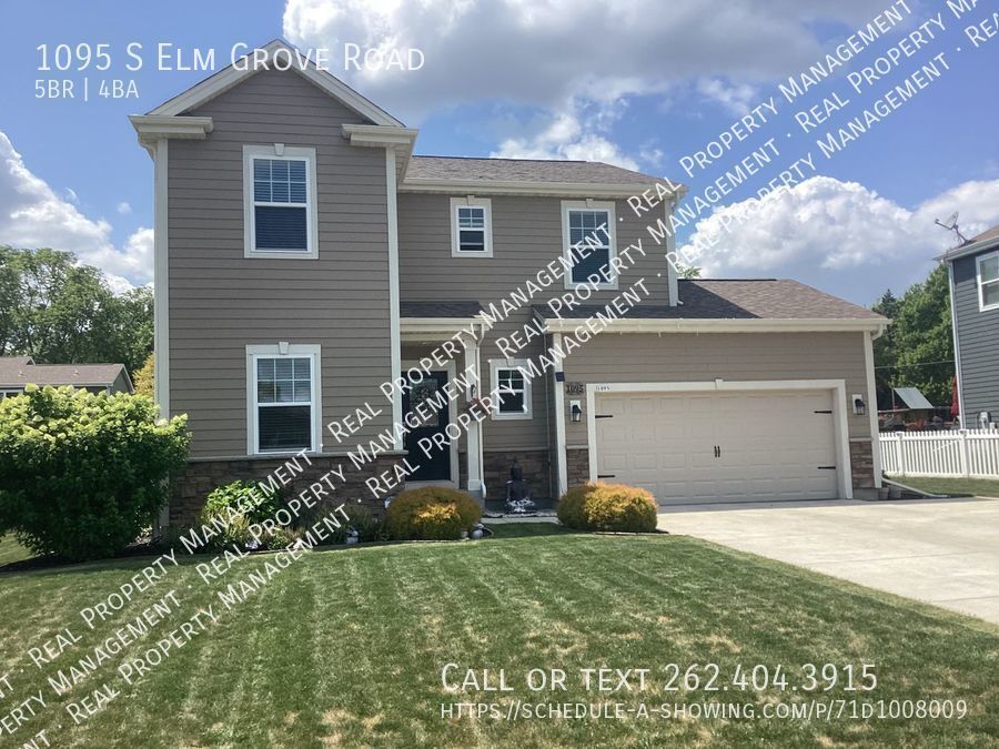 1095 S Elm Grove Rd, Brookfield, WI 53005 House Rental in Brookfield