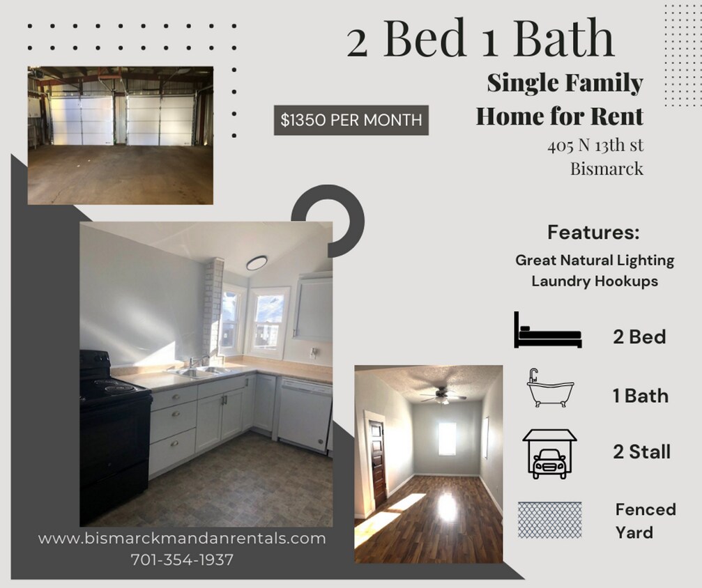 405 N 13th St, Bismarck, ND 58501 House Rental in Bismarck, ND