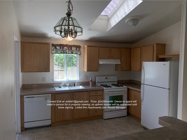 Kitchen, with skylight - 1008 Maxwell St