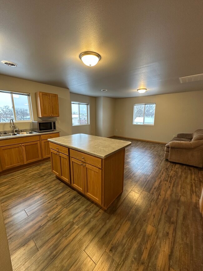 cocina y sala de estar - 1409 E Sioux Ave