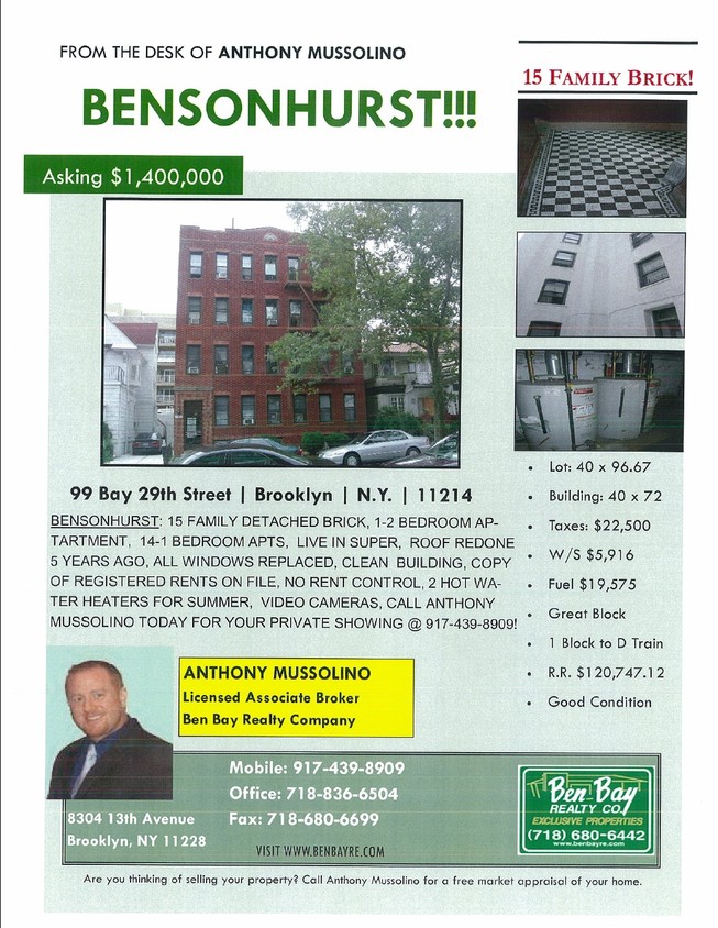 Marketing Brochure/Flyer - 99 Bay 29th St