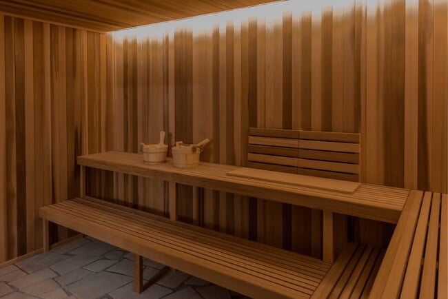 Sauna at The Hallon II apartments in Hopkins, MN - The Hallon