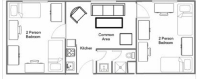 2BR/1BA - Van Rensselaer Hall