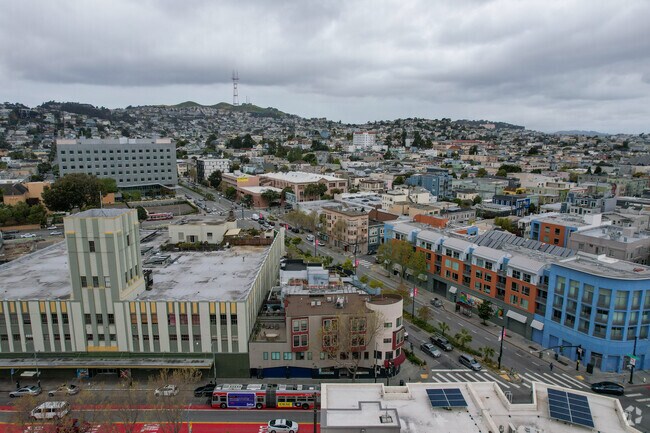 Perspectiva aérea - 3100-3110 Mission St