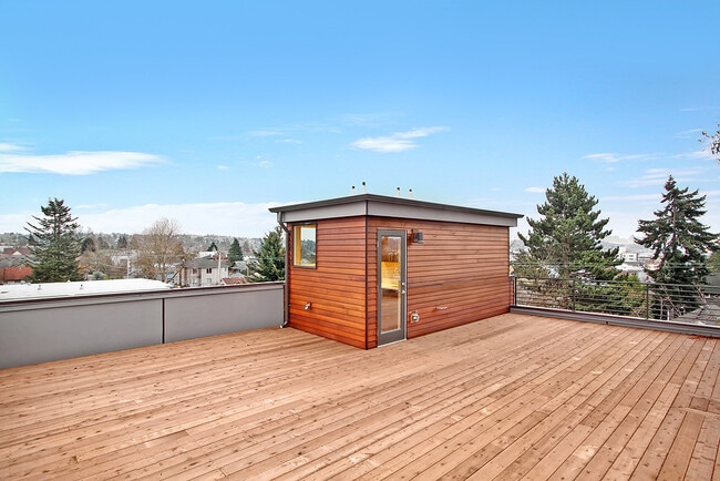 600+ sq foot roof deck, with some furniture included - 2042 NW 62nd St