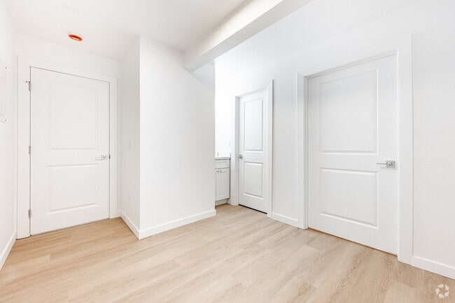 2BR, 2BA - 645SF - Primary Bedroom - The Jade