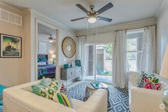 1BR, 1BA - 651 SF A1 - Living Area - McKinney Square