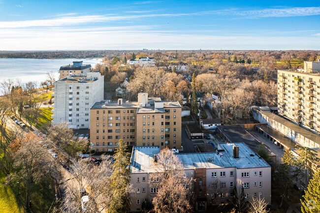 Aerial - Portage Apartments