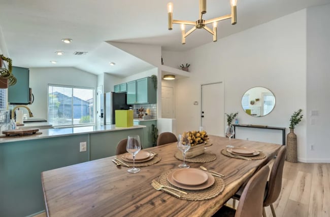 Kitchen is furnished with everything you need - 13520 W Solano Dr