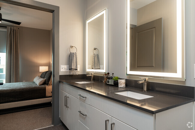 2BR, 2BA - First Bathroom - Residences Glenwood Place