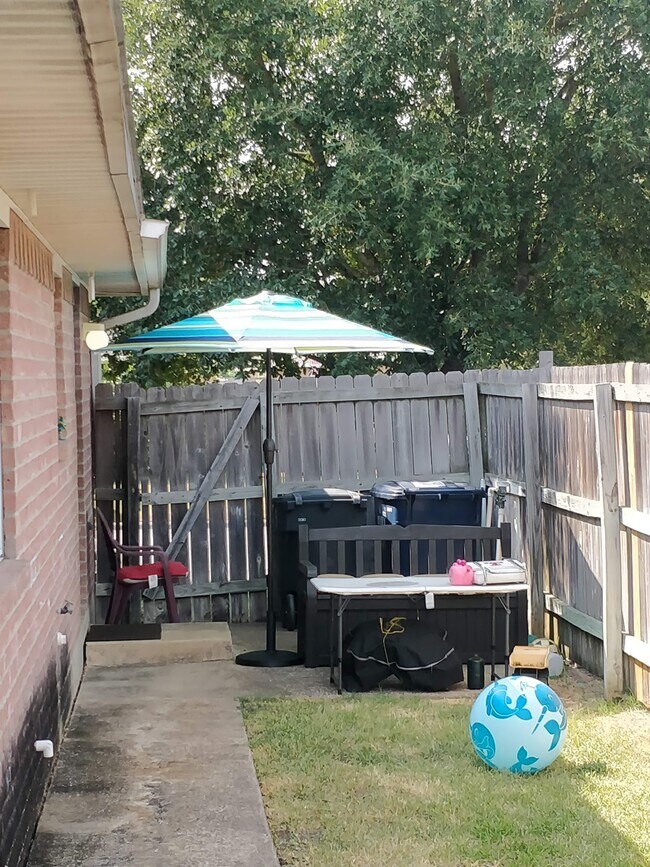 Side yard - 930 Crepe Myrtle St