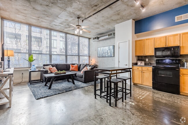 2BR, 1BA - 972SF - 1016 Lofts