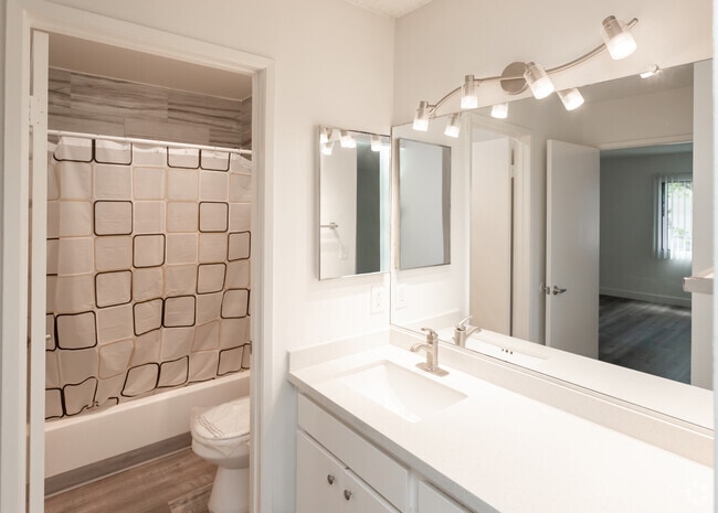 1BR,1BA -Bathroom - Summer Breeze Apartments