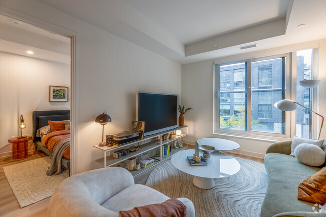 Modèle A13 - 1BR, 1BA - 559SF - Salon - Birch House at Canary Landing