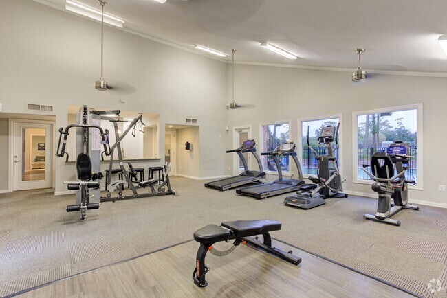 Gimnasio abierto las 24 horas - Bend at Oak Forest Apartments