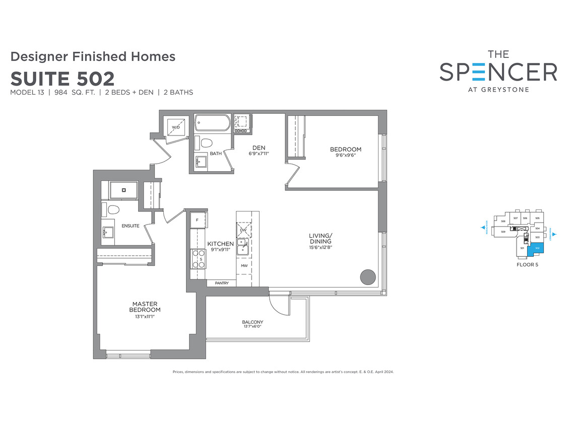 Primary Photo - Suite 502 - The Spencer At Greystone