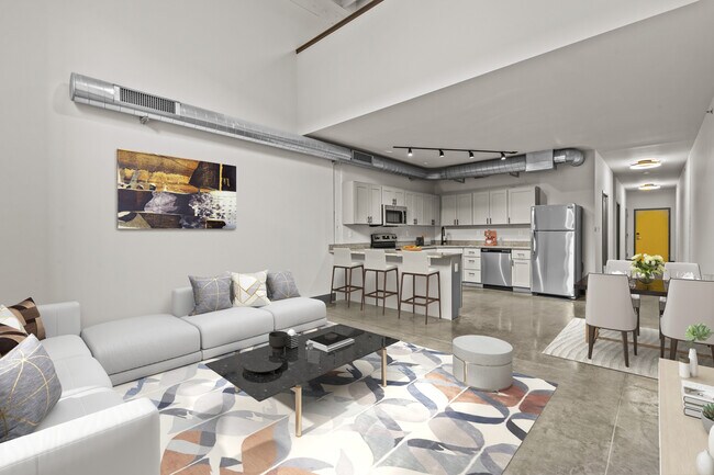 2 habitaciones, 2 baños Plano de planta (2 pisos) - Station House | Near The Loop