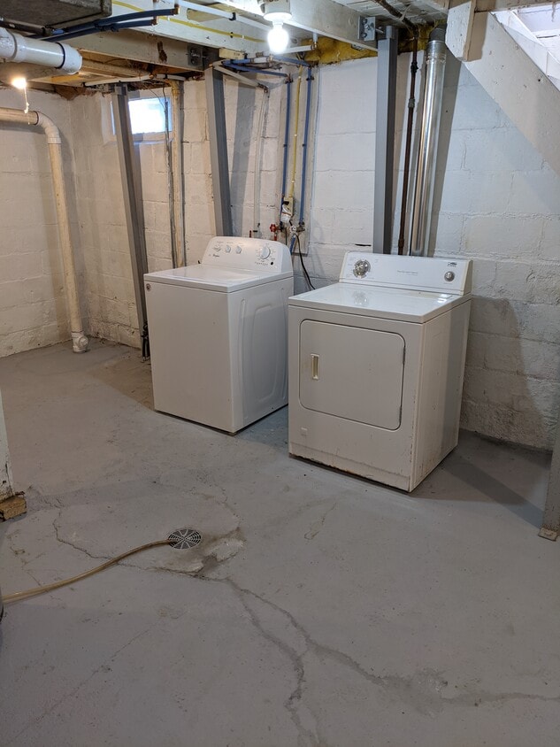 Included washer and dryer in the basement. Basement recently painted and freshened up. - 1500 8th Ave NE