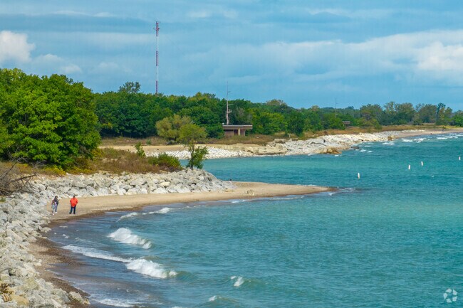 Walk the shores of Lake Michigan at Illinois Beach State Park near Beach Park.