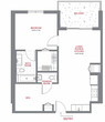 M - 1 Bed, 1.5 Bath, Den