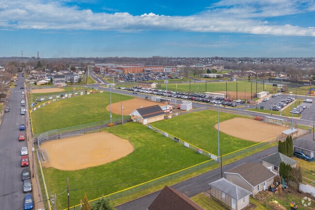 Catch a Little League game in the Northampton Historic District.