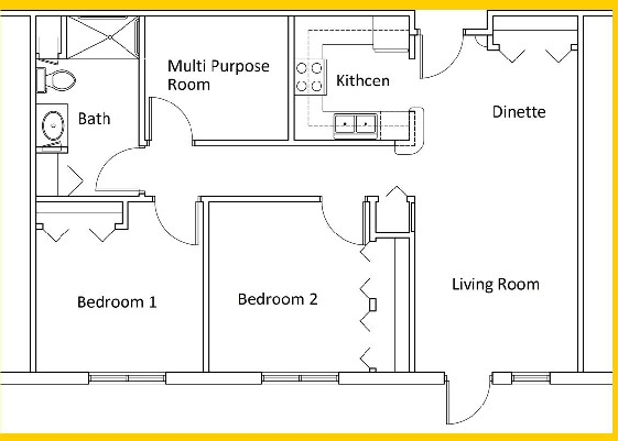 2BR/1BA - Mayberry Village