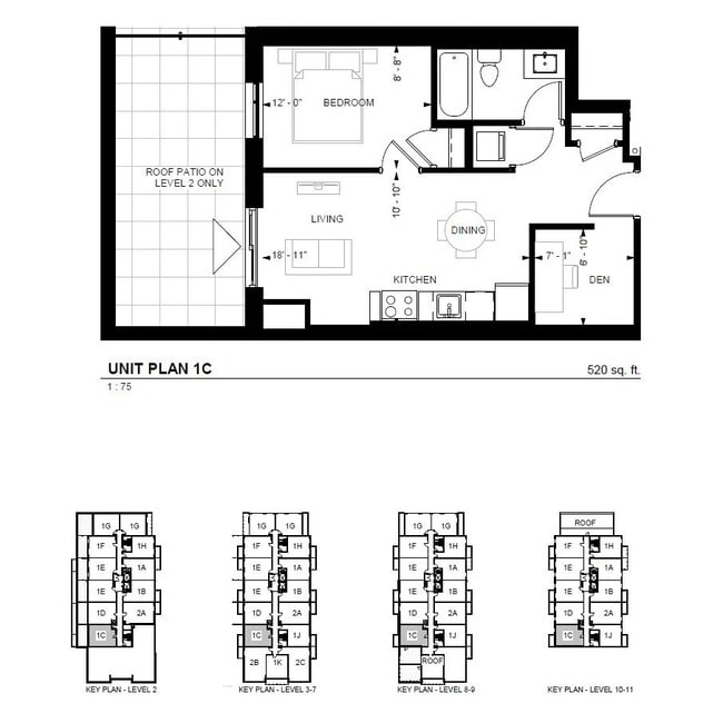 Plan d'étage - The Scott