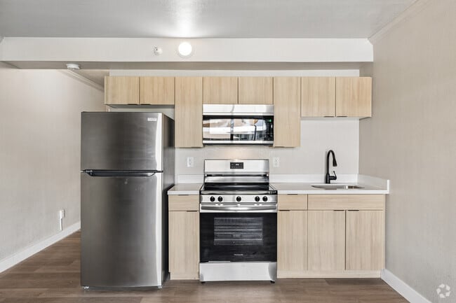 Studio - 340SF - Kitchen - Solaris at Tucson