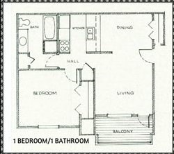 1BR/1BA - Heather Ridge Apartments