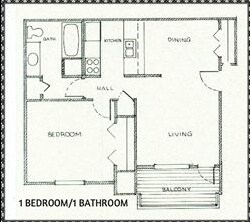 1HAB/1BA - Heather Ridge Apartments