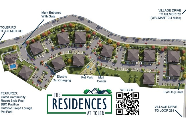 Property Map - The Residences at Toler