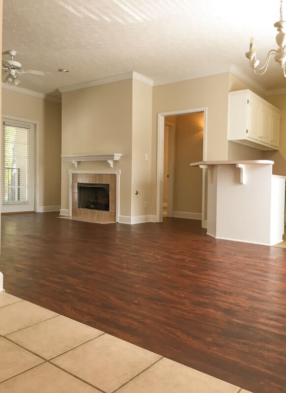 Great room view from entrance hallway - 1829 Norman Bridge Rd