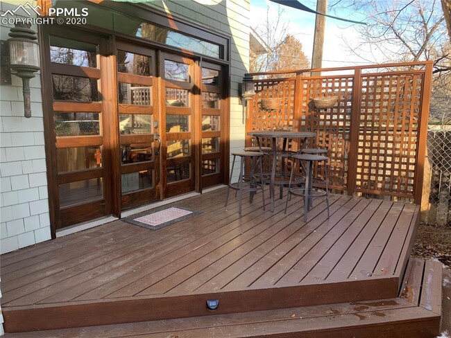 Back Deck - 119 Cheyenne Blvd