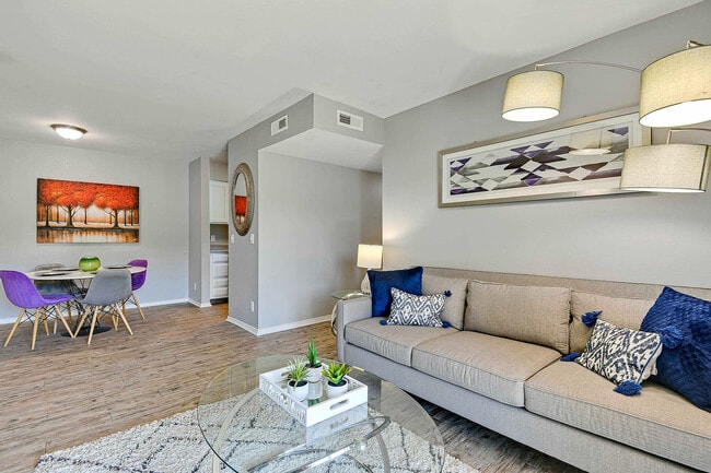 Model Living Room (2) - Fairway Hills Apartments