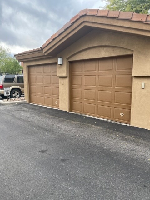 Garage - 1 car with ample storage - 7050 E Sunrise Dr